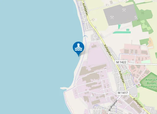 Map of HÖGANÄS, MARGRETEBERG