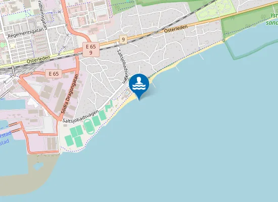 Map of SALTSJÖBADEN