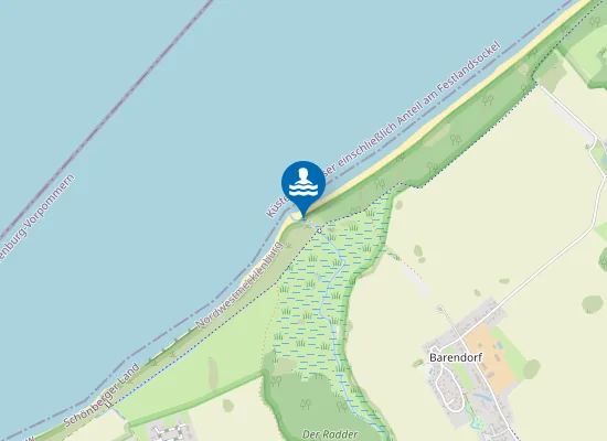 Map of OSTSEE HOF BARENDORF