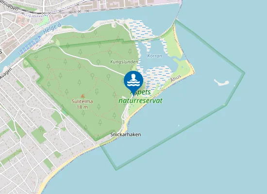 Map of SNICKARHAKENS BADPLATS