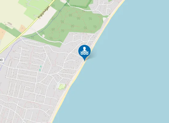 Map of Yngsjö Havsbad