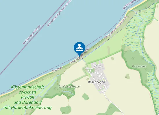 Map of OSTSEE ROSENHAGEN