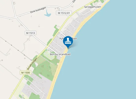 Map of KYHL, BORRBY STRAND