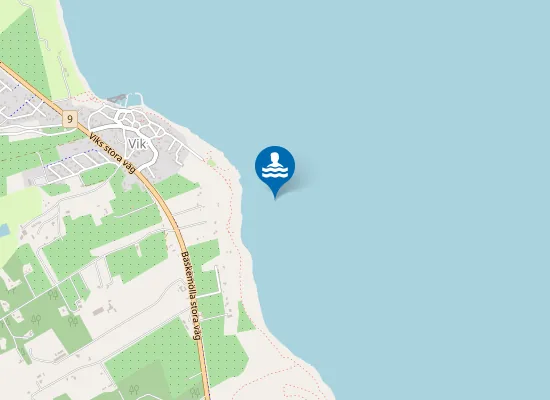 Map of Viks fiskeläge