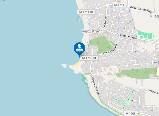 Map of Vejbystrand S