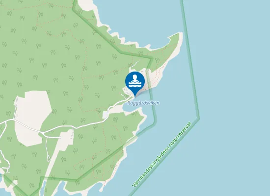 Map of VÄNERN, RÄGGÅRDSVIKEN