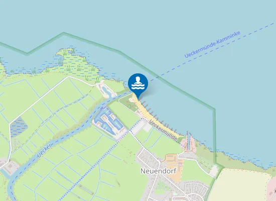 Map of STETTINER HAFF UECKERMUENDE