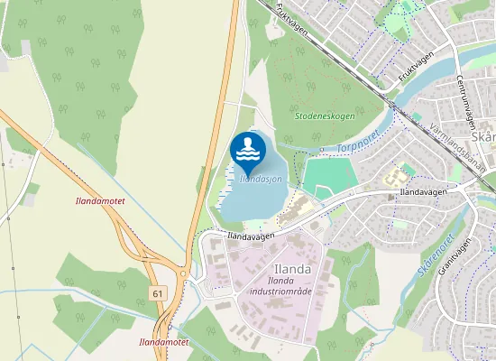 Map of ILANDATJÄRN