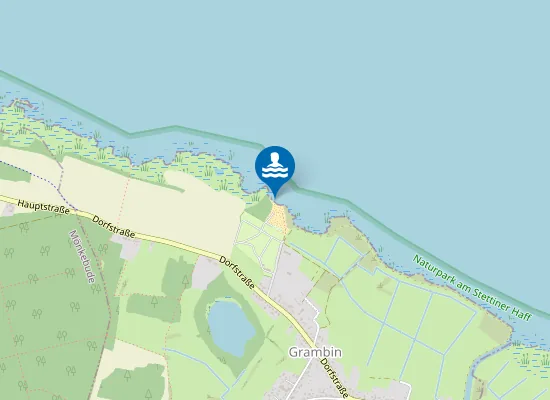 Map of STETTINER HAFF GRAMBIN