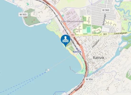 Map of SILJANSBADET, CAMPINGEN