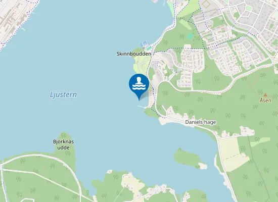 Map of LJUSTERNBADET