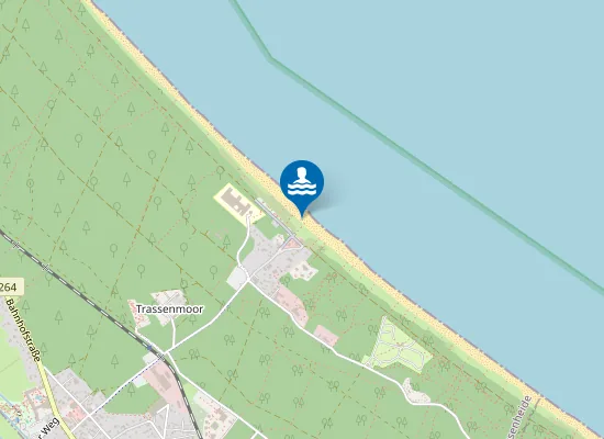 Map of OSTSEE TRASSENHEIDE HAUPTSTRAND