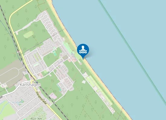 Map of OSTSEE KARLSHAGEN HAUPTSTRAND