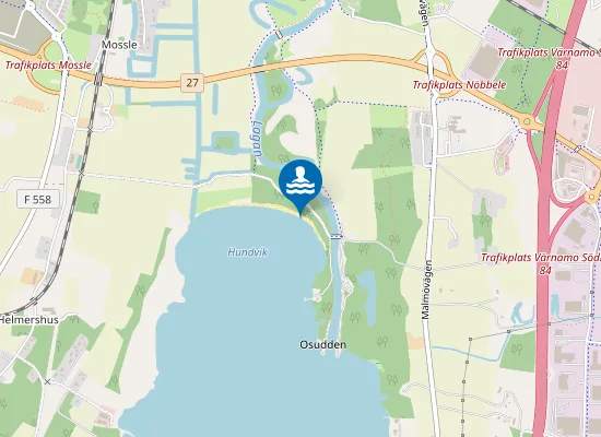 Map of OSUDDEN, VIDÖSTERN