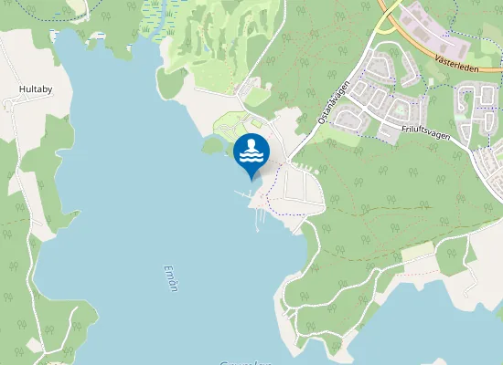 Map of Grumlan, Östanå