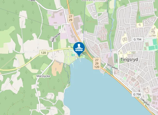 Map of MÅRDSLYCKESAND