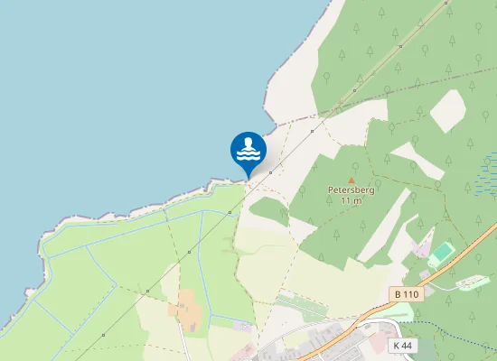 Map of PEENESTROM USEDOM