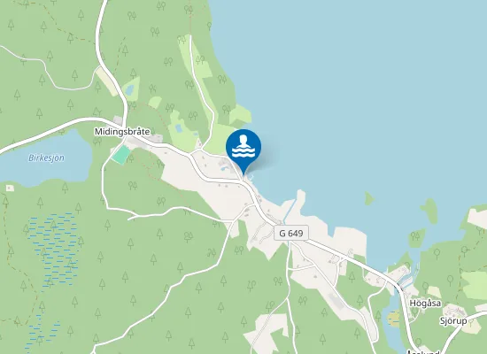 Map of MIDINGSBRÅTE