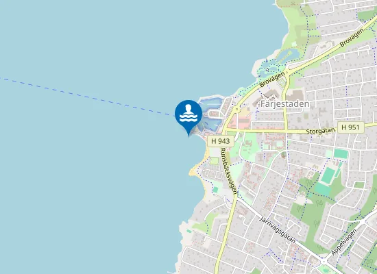 Map of Färjestadens Hamn