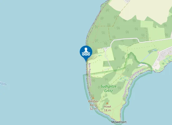 Map of KRUMMINER WIEK LUETOW CAMPINGPLATZ