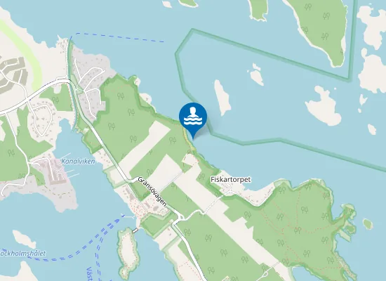 Map of GRÄNSÖ, BONDBACKEN