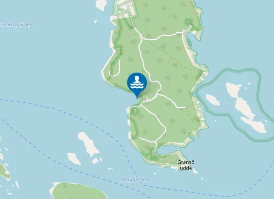 Map of GRÄNSÖ, SANDVIK