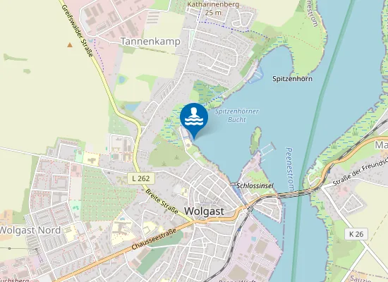 Map of PEENESTROM WOLGAST DREILINDENGRUND