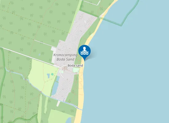 Map of Böda Sand