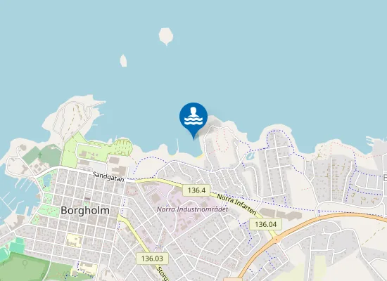 Map of Borgholm, Mejeriviken