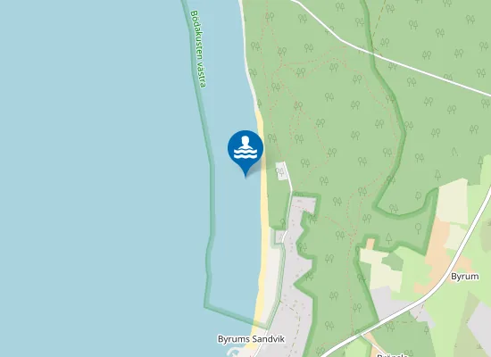 Map of Byrum-Sandvik