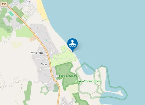 Map of Böda Riviera/ Kyrketorps Familjecamping