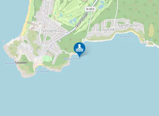 Map of SVÄRJAREHÅLAN