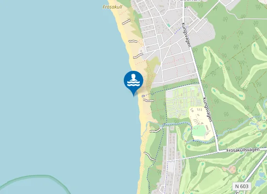 Map of Frösakull, First Camp