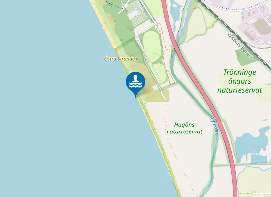 Map of HAGÖNS CAMPINGPLATS