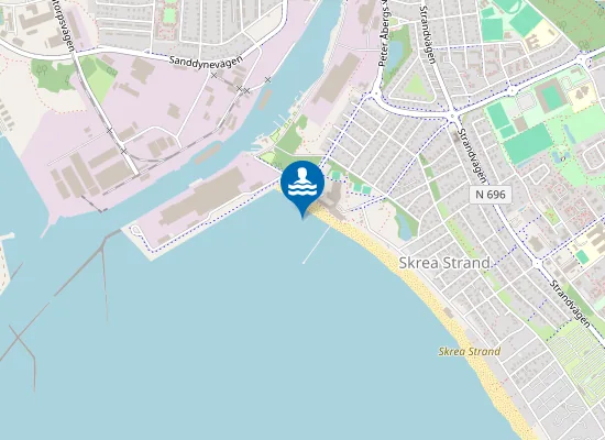 Map of Skrea N, Bryggan/ Bacchus