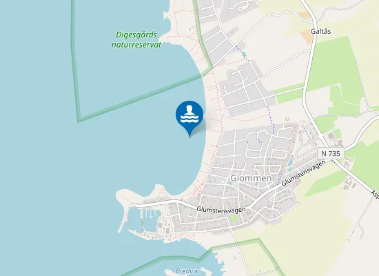 Map of GLOMMEN