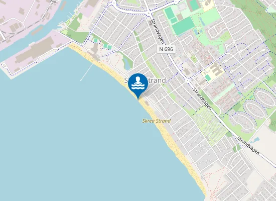 Map of SKREA STRAND SYD