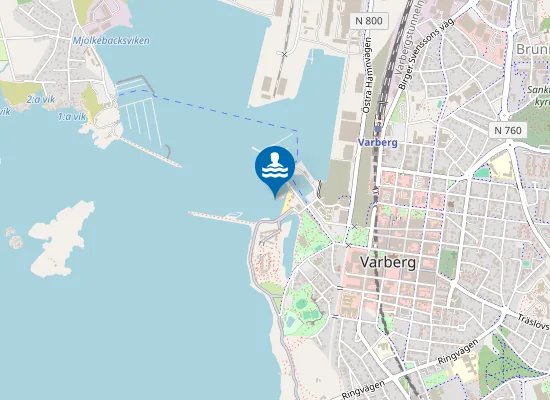 Map of Barnens Badstrand