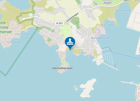Map of GETTERÖN 3:E VIK