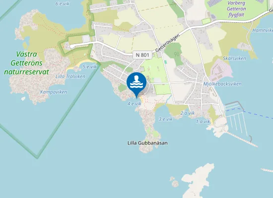 Map of GETTERÖN 4:E VIK