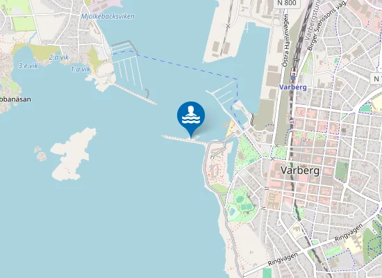 Map of FÄSTNINGSBADET