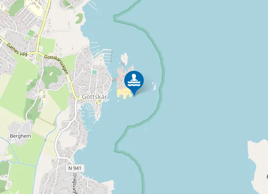 Map of Gottskär - Utholmen