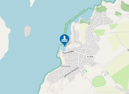 Map of Gårda brygga - Hamn