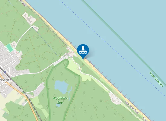Map of OSTSEE UECKERITZ CAMPINGPLATZ