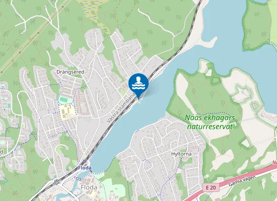 Map of SÄVELÅNGEN, DRÄNGSERED