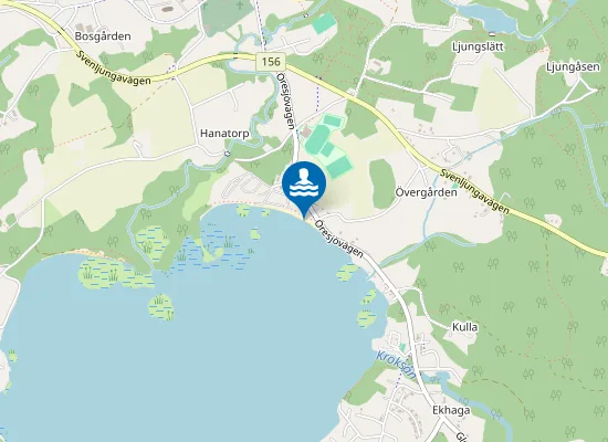 Map of Ö:A ÖRESJÖN, HANATORP