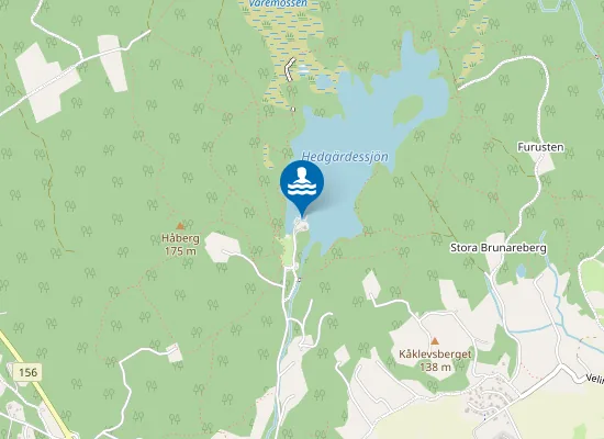 Map of SKENE HEDGÄRDESJÖN