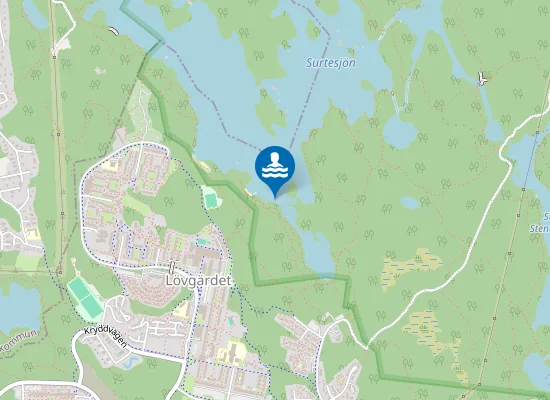 Map of SURTESJÖN