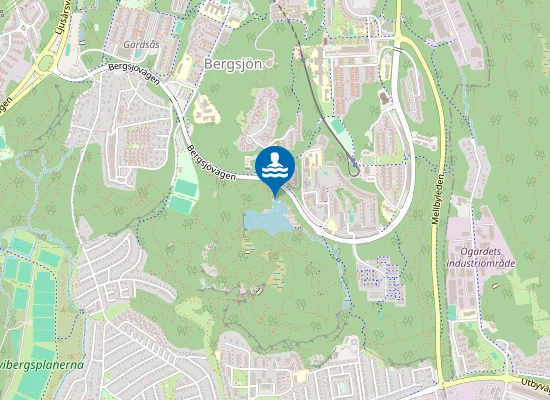 Map of Bergsjön