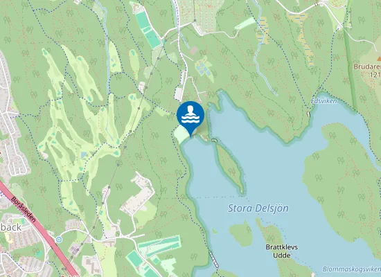 Map of STORA DELSJÖN